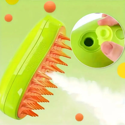 Cepillo Vapor Para mascotas  Quita pelo